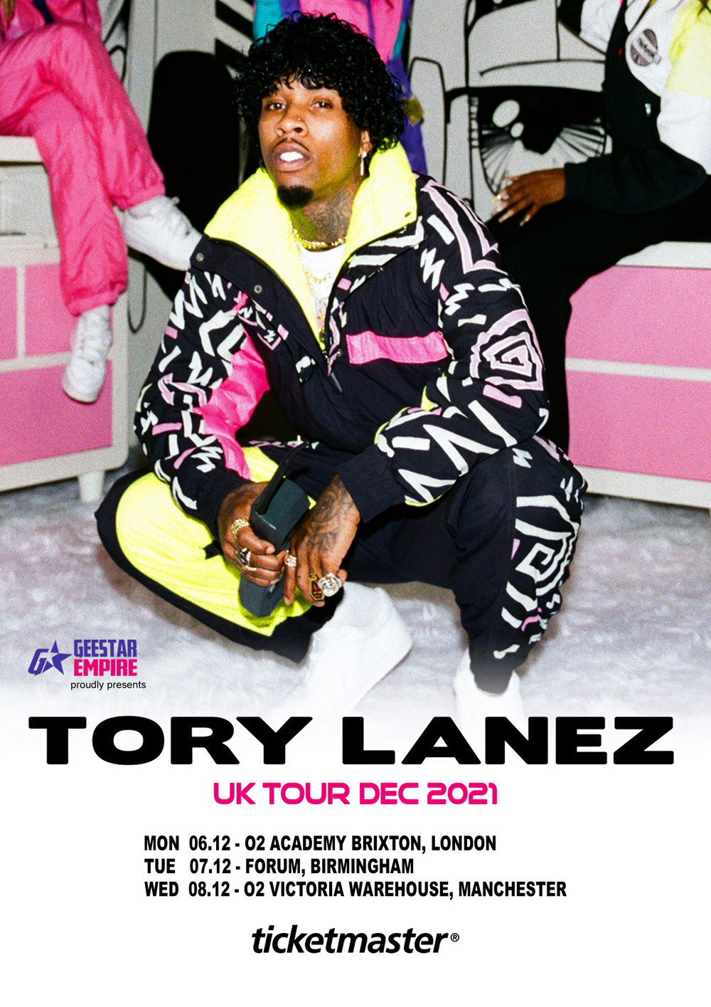 Canadian rap star and Grammy nominee Tory Lanez is heading to London as